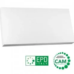 Pannello in polistirene espanso 100x50x2 cm bianco