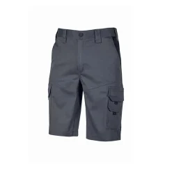 Pantaloni corti da lavoro in cotone elasticizzato Bonito grey iron M
