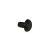 Paracolpi testa bombata Ø 24 mm e gambo Ø 11 mm nero confezione da 8