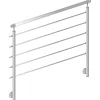Parapetto in acciaio inox lucido in kit Modulo B1