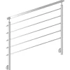 Parapetto in acciaio inox satinato in kit Modulo B1