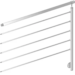 Parapetto in acciaio inox satinato in kit Modulo B2