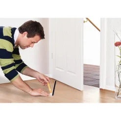 Paraspifferi sottoporta standard Tesamoll per pavimenti lisci L 12 mm bianco