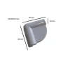Paraspigolo adesivo bianco 4x4x2 cm 4 pz