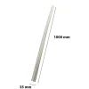 Paraspigolo da parete in PVC trasparente 1 M