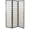Paravento carta di riso a 3 ante nero 45xh180 cm