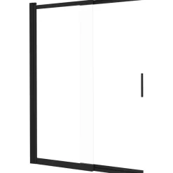 Parete vasca da bagno Idrostile 100x140 cm nero