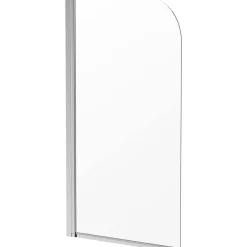 Parete vasca da bagno Idrostile 80x140 cm cromo