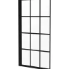 Parete vasca da bagno Idrostile 80x140 cm nero