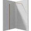 Parete doccia a scomparsa Idrostile 700x1950 mm bronzo spazzolato