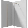 Parete doccia a scomparsa Idrostile 1000x1950 mm bronzo spazzolato