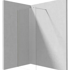 Parete doccia a scomparsa Idrostile 1200x1950 mm cromo