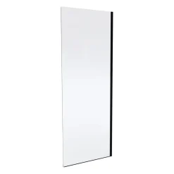 Parete doccia fissa Slim 97,5-99x200 cm nera