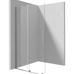 Parete doccia scorrevole Cabaiguán Idrostile vetro 6 mm 1000x1950 mm cromo