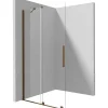 Parete doccia scorrevole Cabaiguán Idrostile vetro op 1200x1950 mm bronzo spazz