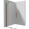 Parete doccia scorrevole Cabaiguán Idrostile 800x1950 mm bronzo spazzolato