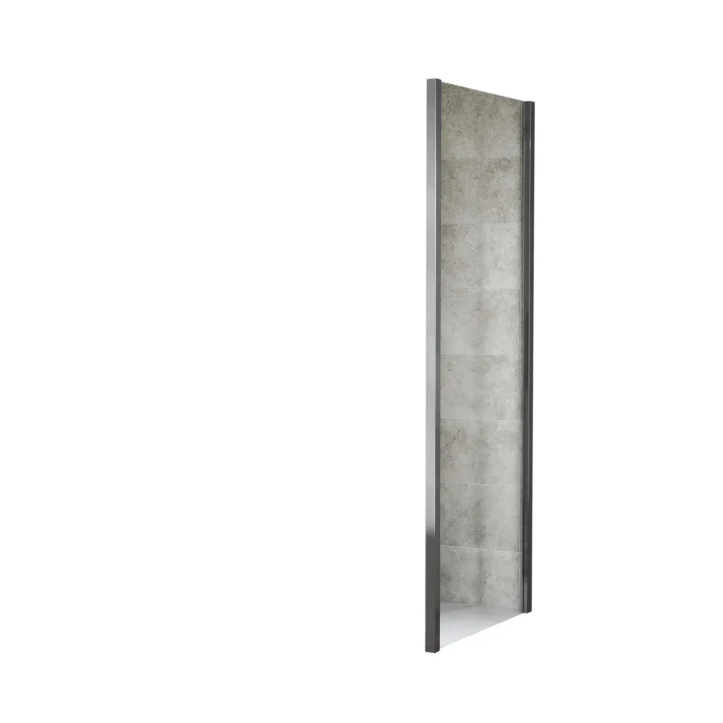 Parete fissa doccia 87/89 cm cromo