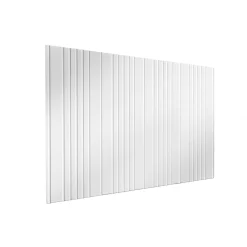 Parete posteriore per legnaia Biohort Woodstock 300 grigio quarzo metallizzato