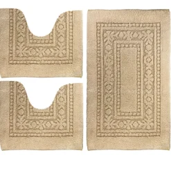 Parure 3 pezzi in cotone naturale
