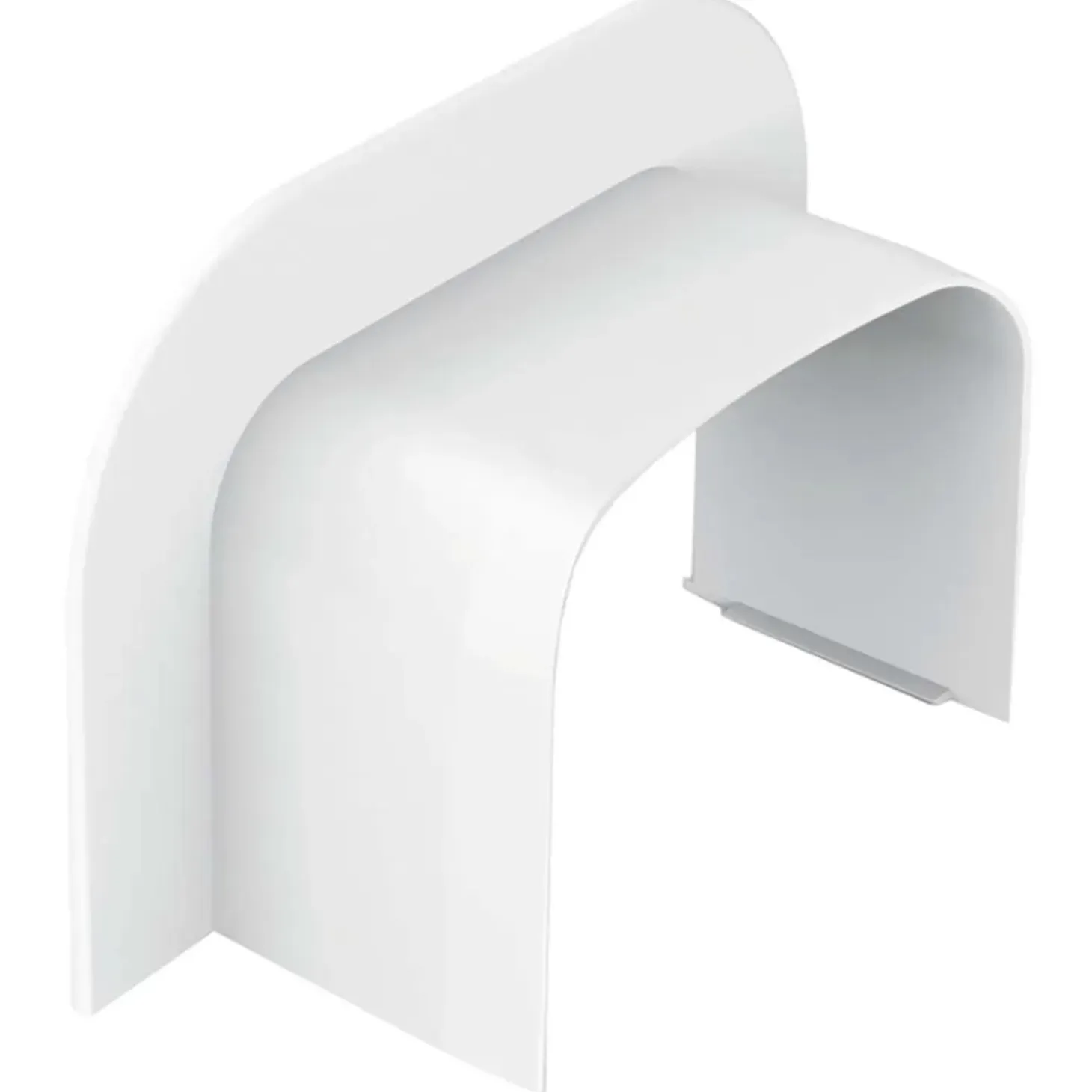 Passaggio a muro per canalina Bianco puro 65x50 mm