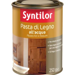 Pasta di legno all`acqua effetto rovere dorato 250 g