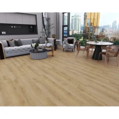 Pavimento SPC Rimini Robust Plus rovere sp 5,5 mm 122x18 cm