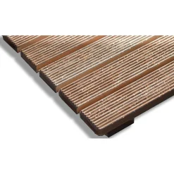 Pedana doccia larice 58x58 cm naturale