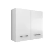 Pensile bagno sospeso con 2 ante 60 cm bianco lucido