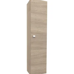 Pensile con anta dx reversibile rovere beige 31,5x140x16 cm