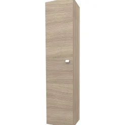 Pensile con anta sx reversibile rovere beige 31,5x140x16 cm