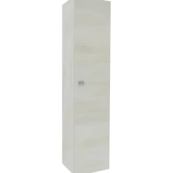 Pensile con anta dx reversibile rovere bianco 31,5x140x16 cm