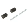Perno di fissaggio e manicotto a tubo tondo 65x25x25 mm