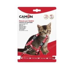 Pettorina con guinzaglio parure per gatti piccoli spessore 8 mm