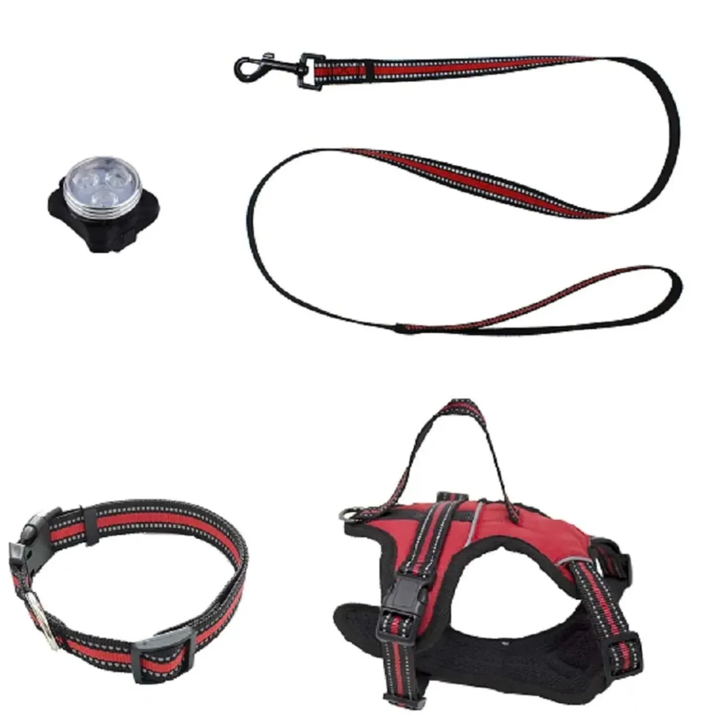 Pettorina flash per cane taglia media kit