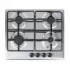Piano cottura gas Samet Circe 4 fuochi inox 58x51 cm