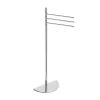 Piantana portasalviette acciaio cromato 27x14,5x89 cm