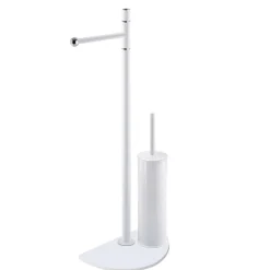 Piantana wc bianco opaco 27x14,5x62 cm