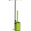 Piantana portarotolo e portascopino bagno Rainbow H 58,8 cm verde