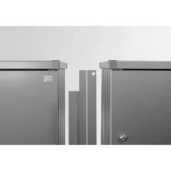 Piastre collegamento 2 copribidoni Alex Biohort grigio quarzo metallizzato