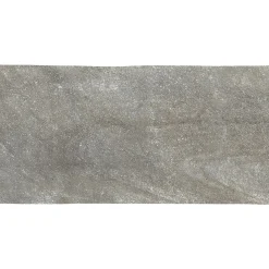 Piastrella da esterno in gres porcellanato Quarzi argento 25x50 cm 1,25 m²
