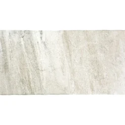 Piastrella da esterno in gres porcellanato Quarzi bianco 25x50 cm 1,25 m²