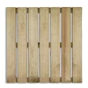 Piastrella da esterno in legno di pino impregnato 50x50 cm