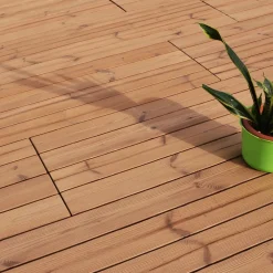 Piastrella da esterno in legno Woodstile termotrattato naturale 40x120 cm