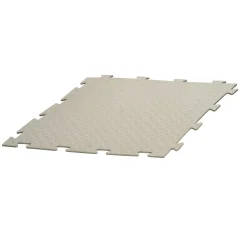 Piastrella da esterno in polipropilene ad incastro grigio chiaro 50x50 cm