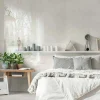 Piastrella gres porcellanato effetto marmo lucido bianco e rett. 1,44 m²