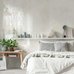 Piastrella gres porcellanato effetto marmo lucido bianco e rett. 1,44 m²