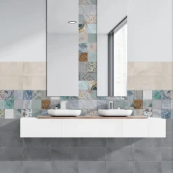 Piastrella in gres porcellanato Urban Mix 20x20 cm 1,59 m²