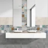 Piastrella in gres porcellanato Urban Pearl 30x60 cm 1,44 m²