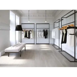 Piastrella in gres porcellanato Wood grigio 20x90 cm 1,1 m²