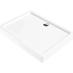 Piatto doccia acrilico rettangolare Idrostile Genio 100x90 cm bianco
